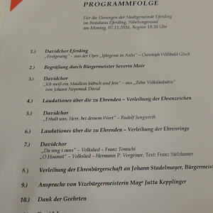 Ehrenring Dechant Weichselbaumer