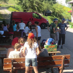 Pfarrhof-Team auf Besuch