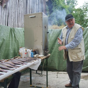 Wein und Fisch