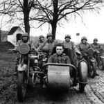Die Kraftfahrausbildung war für Franz Jägerstätter eine willkommene Unterbrechung des Drilles der Grundausbildung; Winter 1940/1941 unter extremen Wetterbedingungen. © Diözese Linz/Erna Putz 