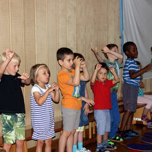 Abschied von Pfr. Wimmer im Kindergarten