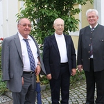 Prof. Helmut Lang, Pfarrer Markus Notheis und Pfarrer Siegfried Schöndorfer