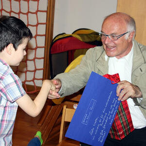 Abschied von Pfr. Wimmer im Kindergarten