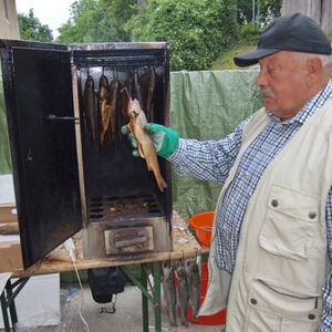 Wein und Fisch